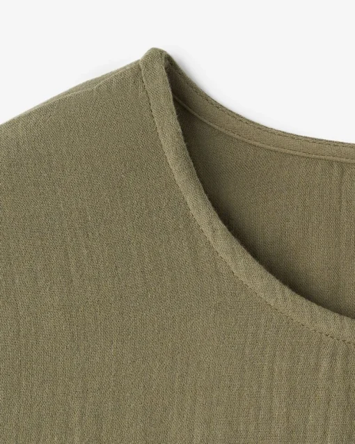 Isla Gauze Drop Waist Dress