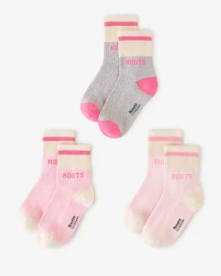 Kid Cabin Ankle Sock 3 Pack