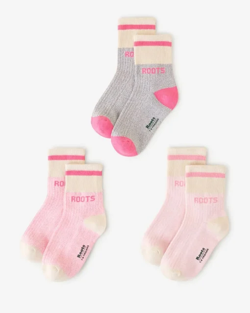 Kid Cabin Ankle Sock 3 Pack