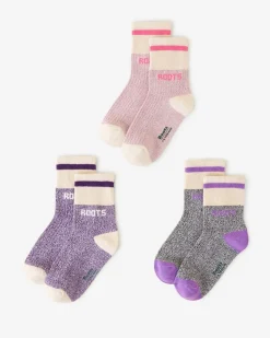 Kid Cabin Ankle Sock 3 Pack