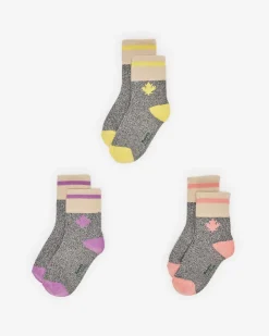 Kid Cabin Maple Sock 3 Pack