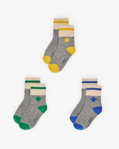 Kid Cabin Maple Sock 3 Pack