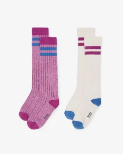 Kid Cotton Knee Sock 2 Pack