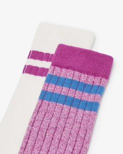 Kid Cotton Knee Sock 2 Pack