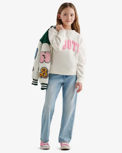 Kids Barbie X Roots 65 Relaxed Crew Sweatshirt