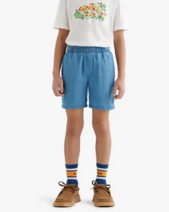 Kids Chambray Camp Short