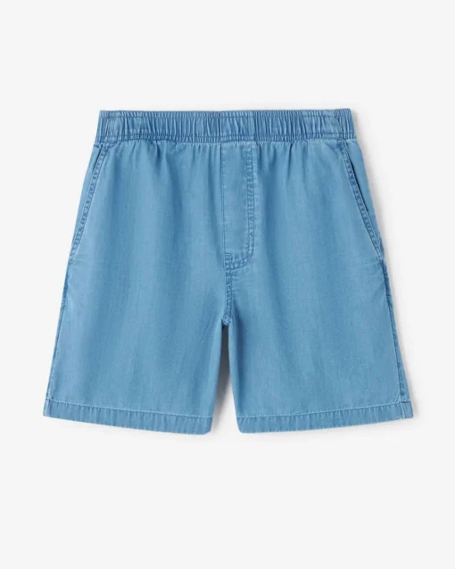 Kids Chambray Camp Short