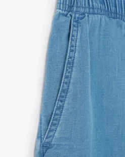 Kids Chambray Camp Short