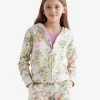 Kids Floral Full Zip Hoodie