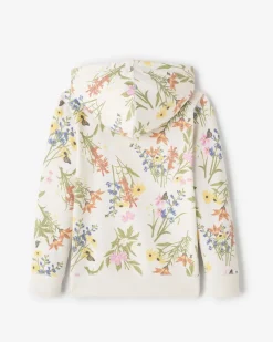 Kids Floral Full Zip Hoodie