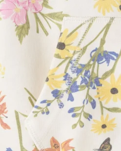 Kids Floral Full Zip Hoodie