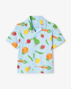 Kids Garden Print Camp Shirt