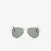 Kids Metal Aviator Sunglasses