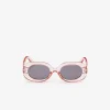 Kids Oval Crystal Colour Sunglasses