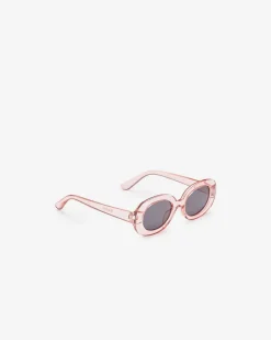 Kids Oval Crystal Colour Sunglasses