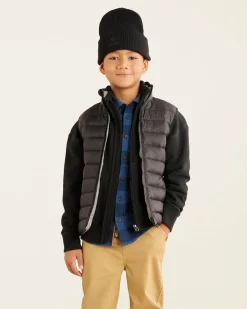 Kids Roots Reversible Puffer Vest