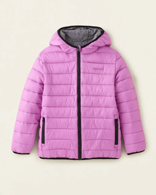 Kids Roots Reversible Puffer Jacket