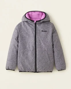 Kids Roots Reversible Puffer Jacket