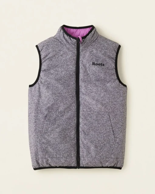 Kids Roots Reversible Puffer Vest