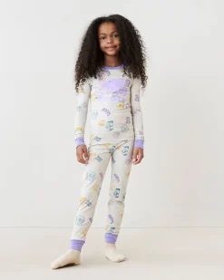 Kids White Athletics Club Pj Set