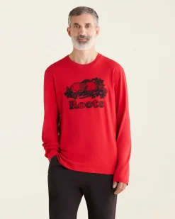 Mens Cooper Plaid Long Sleeve T-Shirt