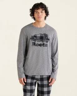 Mens Cooper Plaid Long Sleeve T-Shirt