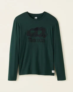 Mens Cooper Plaid Long Sleeve T-Shirt