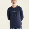 Mens Cooper Plaid Long Sleeve T-Shirt