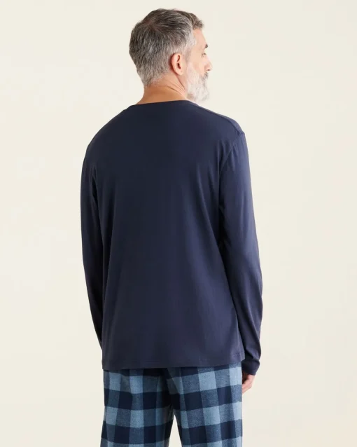 Mens Cooper Plaid Long Sleeve T-Shirt