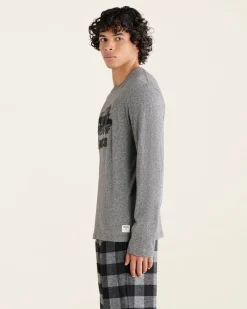 Mens Cooper Plaid Long Sleeve T-Shirt