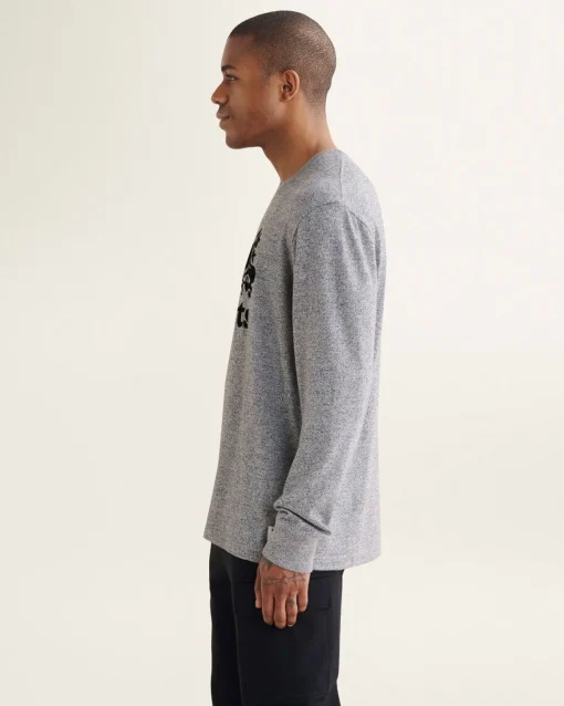 Mens Organic Cooper Beaver Long Sleeve T-Shirt