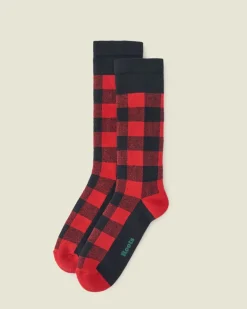 Mens Park Plaid Sock
