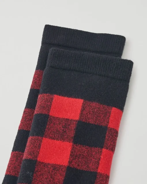 Mens Park Plaid Sock