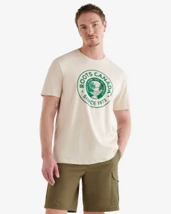 Mens Roots Think Green T-Shirt