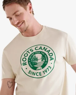 Mens Roots Think Green T-Shirt
