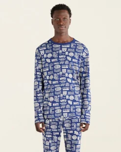 Mens Winter Pajama Top