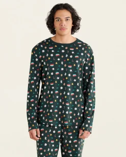 Mens Winter Pajama Top