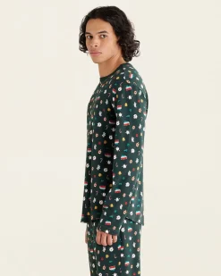 Mens Winter Pajama Top