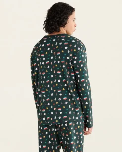 Mens Winter Pajama Top