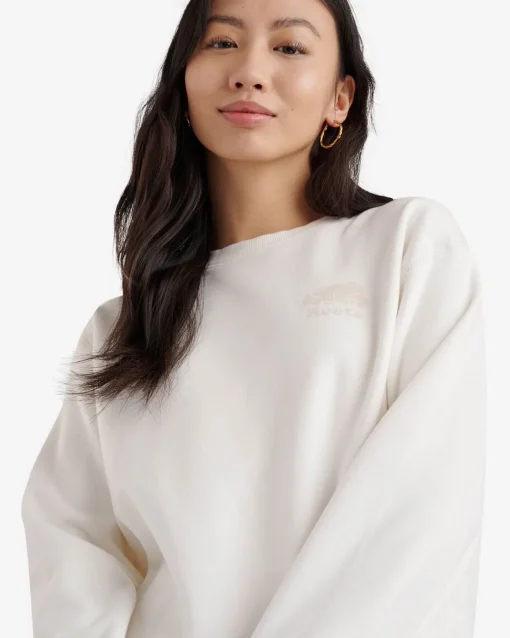 Organic Cooper Bf Crew Sweatshirt