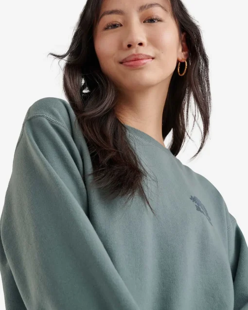 Organic Cooper Bf Crew Sweatshirt