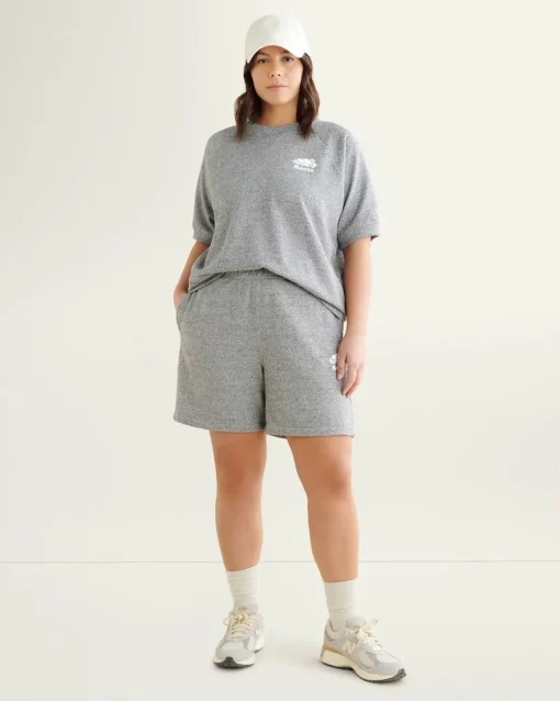 Organic Cooper High Rise Sweatshort 6 Inch