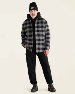 Parka Shearling Fleece Lined Jacket