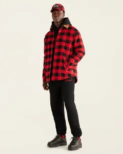 Parka Shearling Fleece Lined Jacket