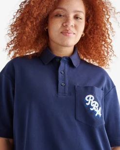 Rba Oversized Short Sleeve Pocket Polo