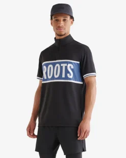 Renew Short Sleeve Half Zip Stein