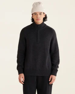 Robson Relaxed Half Zip Stein Sweater