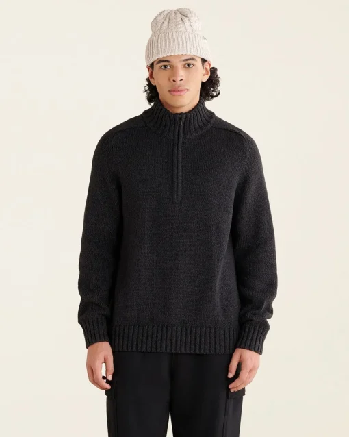 Robson Relaxed Half Zip Stein Sweater