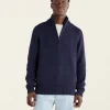 Robson Relaxed Half Zip Stein Sweater