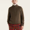 Robson Relaxed Half Zip Stein Sweater